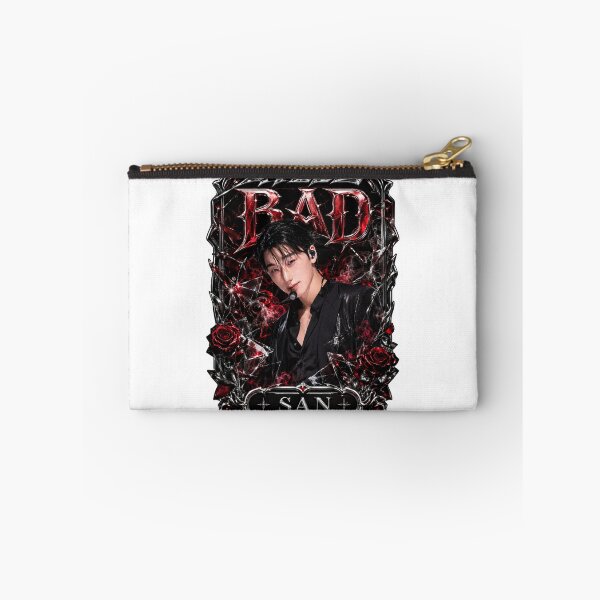 Item preview, ATEEZ San BAD Song Vintage Leather Harness Graphic Fan Art designed and sold by Valeree Store.