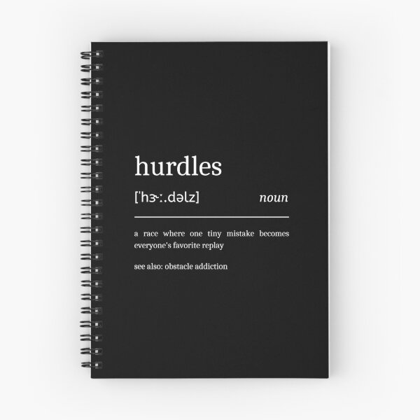Item preview, Hurdles Definition Funny Hurdle Runner designed and sold by StrideSuccess.