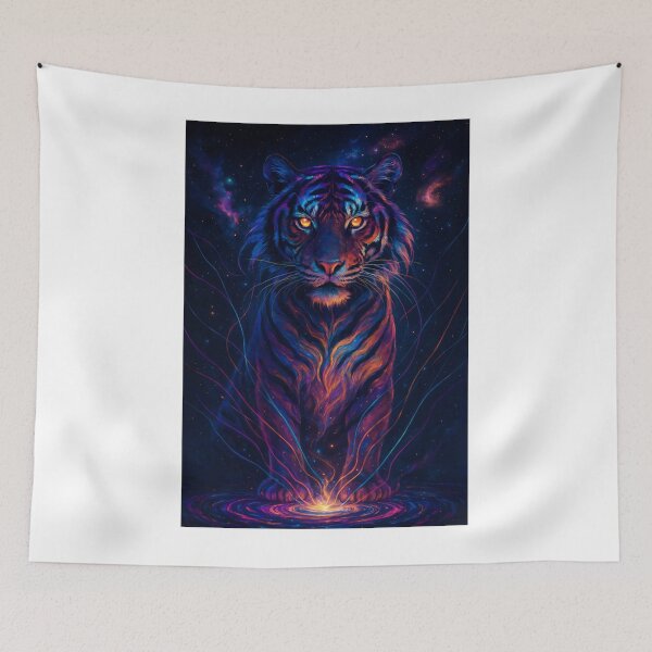 Item preview, cosmic tiger born from starlight designed and sold by GloriaSouth12.