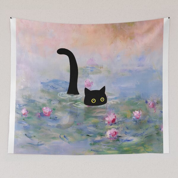 Item preview, Monet Water Lilies Art designed and sold by PurrfectHome.