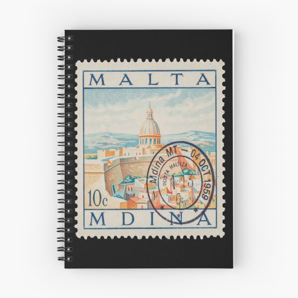 Item preview, Mdina Malta Hilltop Citadel Limestone Walls Stamp Sticker designed and sold by stickercuffs.