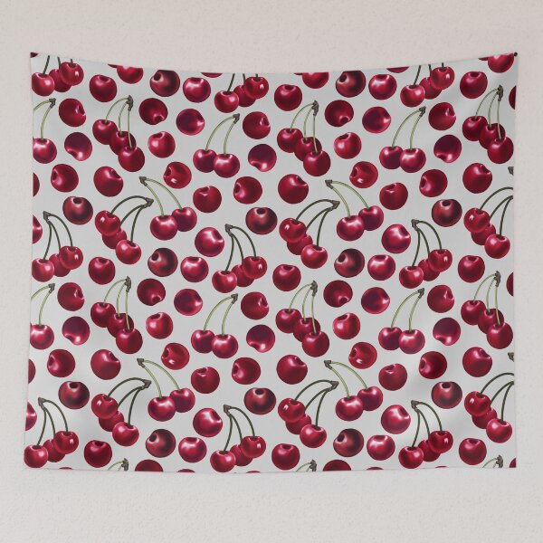 Item preview, Cedar Waxwings on Cherry tree designed and sold by Art_By_Wing.