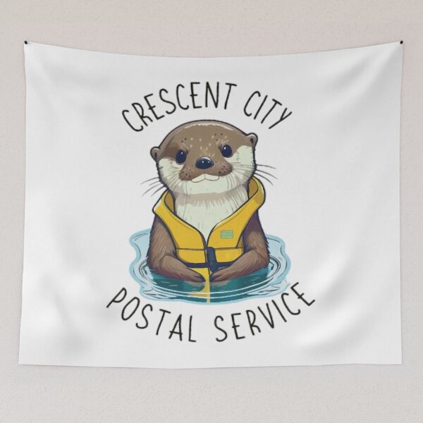 Item preview, crescent city postal service otter designed and sold by GloriaSouth12.