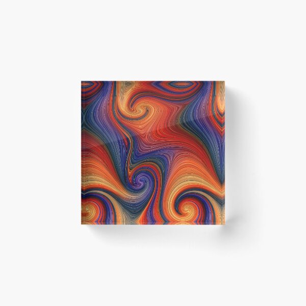 Item preview, Magma Glow Liquid Marbling Abstract Art designed and sold by Piotrek0001.