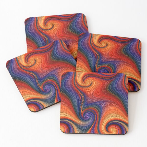 Item preview, Magma Glow Liquid Marbling Abstract Art designed and sold by Piotrek0001.