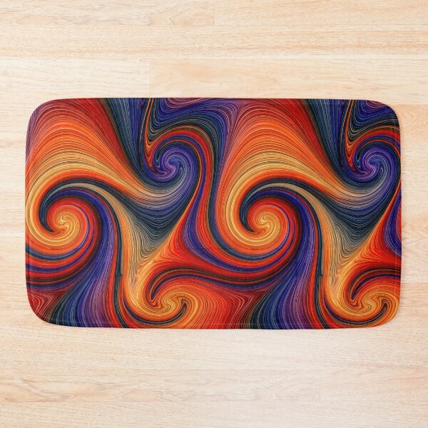 Item preview, Magma Glow Liquid Marbling Abstract Art designed and sold by Piotrek0001.