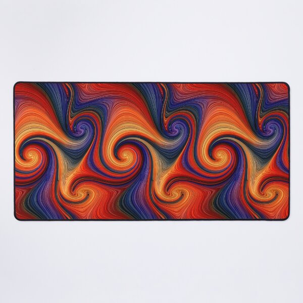 Item preview, Magma Glow Liquid Marbling Abstract Art designed and sold by Piotrek0001.