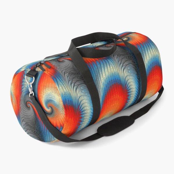 Item preview, Red and Slate Blue Geometric Marbling Flow designed and sold by Piotrek0001.