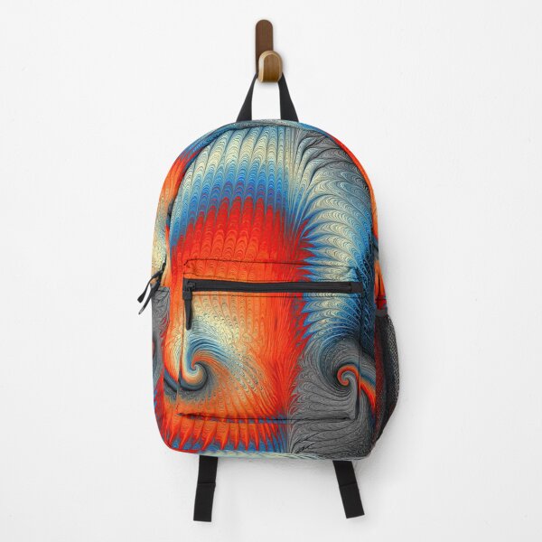 Item preview, Red and Slate Blue Geometric Marbling Flow designed and sold by Piotrek0001.