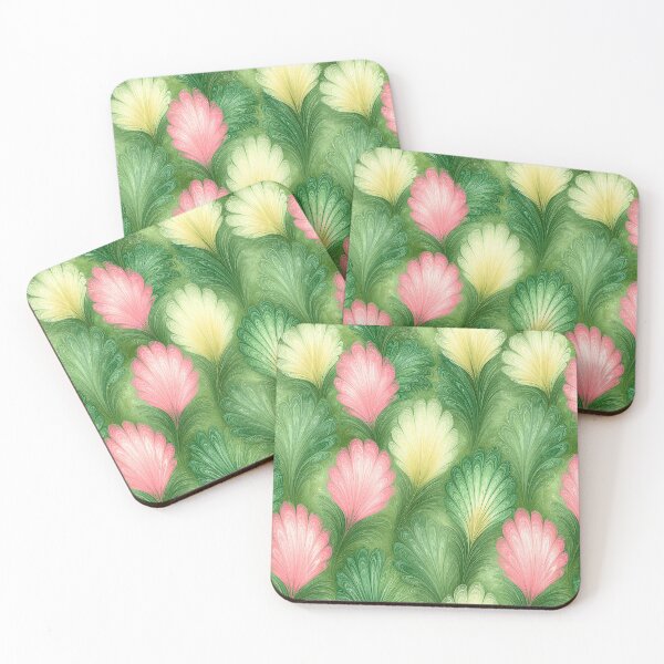 Item preview, Soft Pastel Green Feathered Marbling Texture designed and sold by Piotrek0001.
