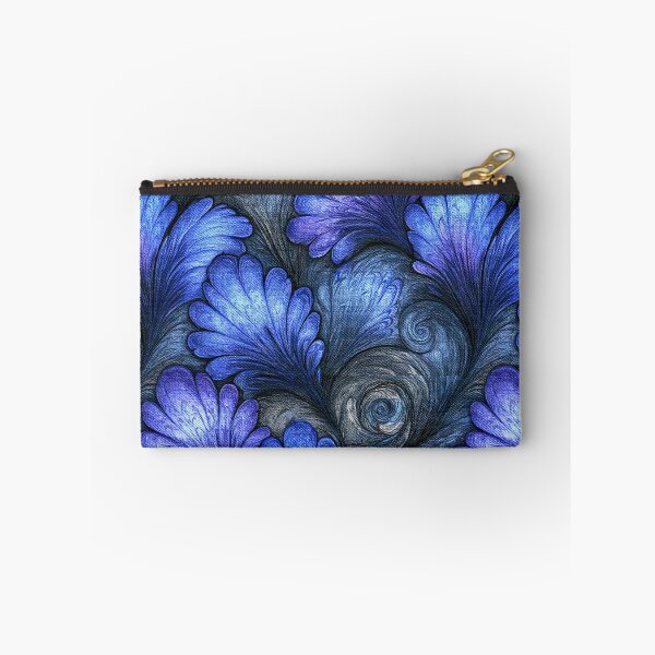 Item preview, Deep Blue Rose Patterned Marbled Art designed and sold by Piotrek0001.