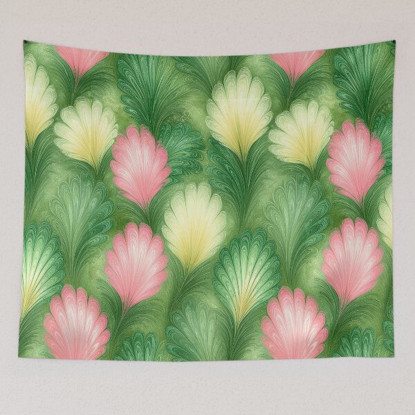 Item preview, Soft Pastel Green Feathered Marbling Texture designed and sold by Piotrek0001.