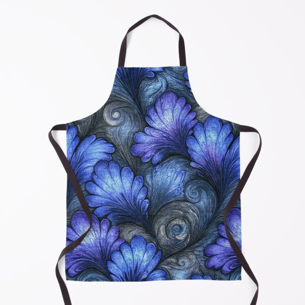 Item preview, Deep Blue Rose Patterned Marbled Art designed and sold by Piotrek0001.