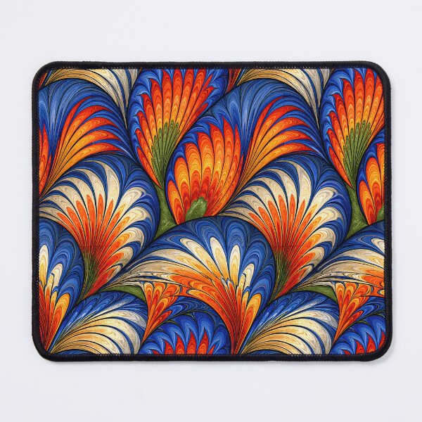 Item preview, Tropical Sunset Marbled Feather Design designed and sold by Piotrek0001.
