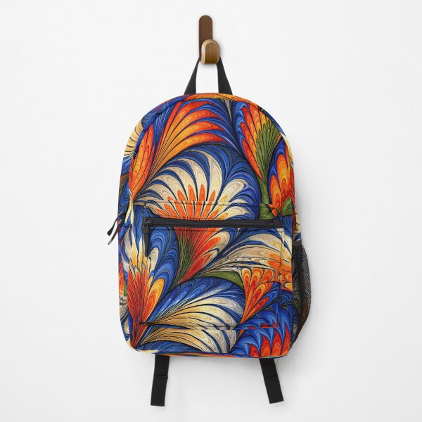 Item preview, Tropical Sunset Marbled Feather Design designed and sold by Piotrek0001.