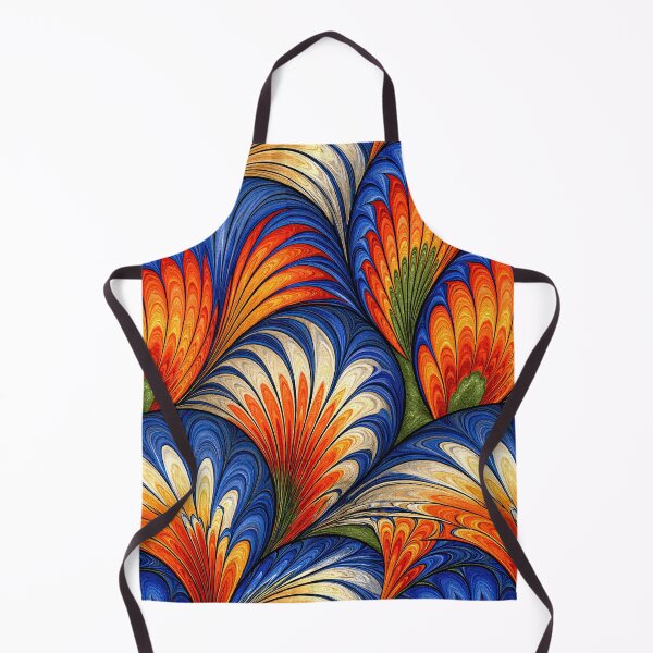 Item preview, Tropical Sunset Marbled Feather Design designed and sold by Piotrek0001.