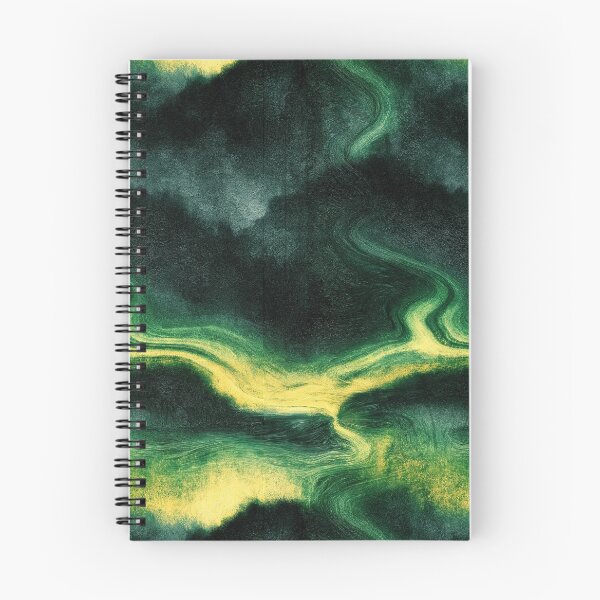 Item preview, Midnight Moss Topographic Marbled Abstract designed and sold by Piotrek0001.