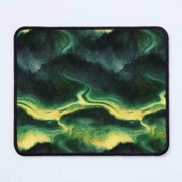 Item preview, Midnight Moss Topographic Marbled Abstract designed and sold by Piotrek0001.