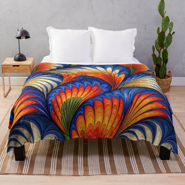Item preview, Tropical Sunset Marbled Feather Design designed and sold by Piotrek0001.