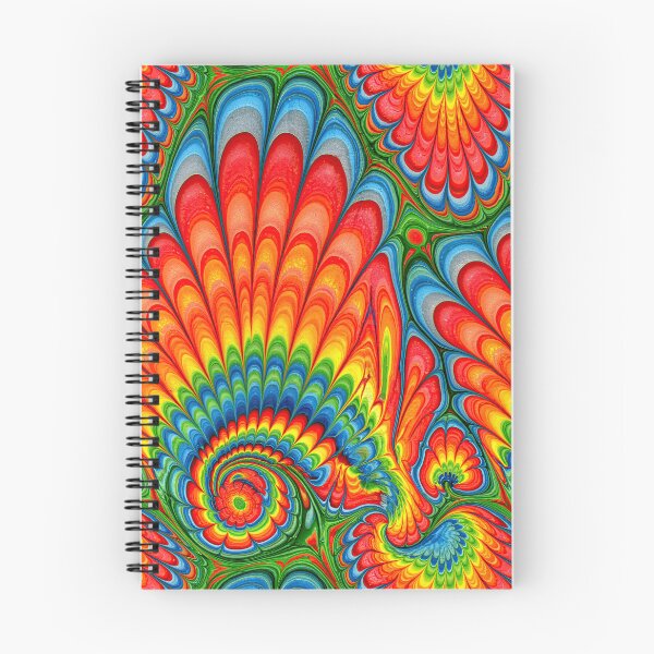 Item preview, Psychedelic Rainbow Feather Marbled Art designed and sold by Piotrek0001.