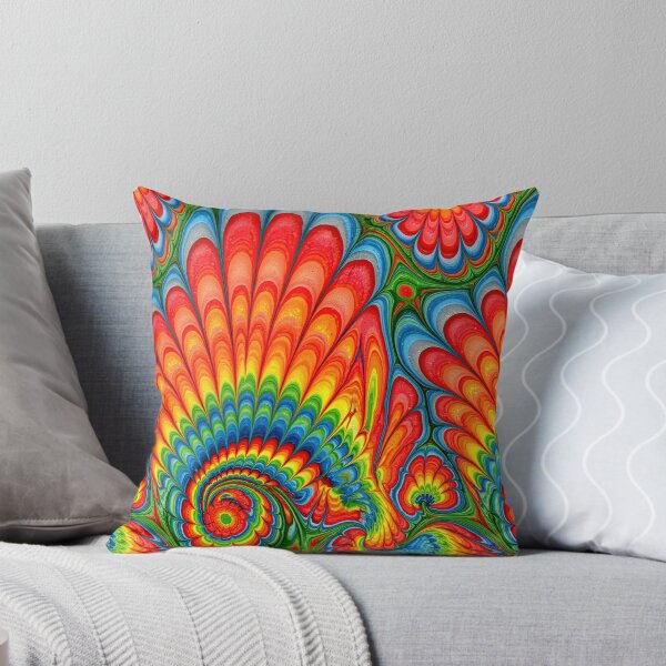 Item preview, Psychedelic Rainbow Feather Marbled Art designed and sold by Piotrek0001.