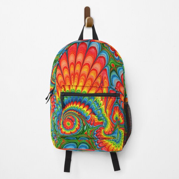 Item preview, Psychedelic Rainbow Feather Marbled Art designed and sold by Piotrek0001.