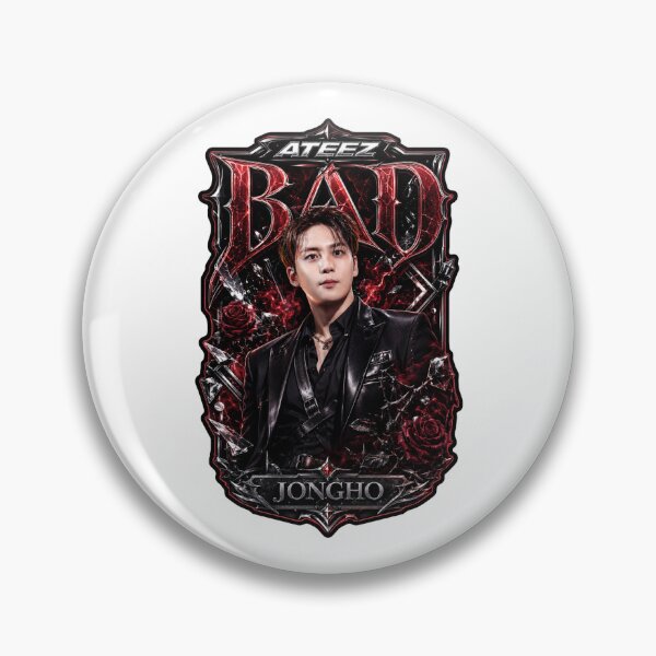 Item preview, Power Visual Jongho ATEEZ BAD Era Classic Elegance Print designed and sold by Valeree Store.