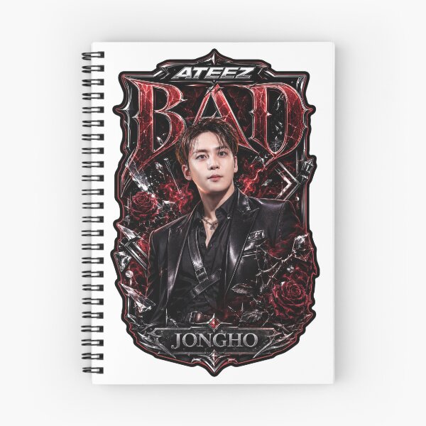 Item preview, Power Visual Jongho ATEEZ BAD Era Classic Elegance Print designed and sold by Valeree Store.