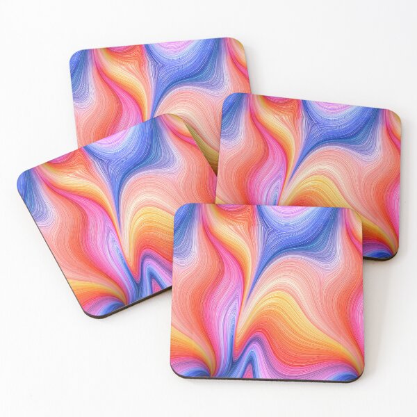Item preview, Spectral Neon Fluid Marbling Abstract Art designed and sold by Piotrek0001.