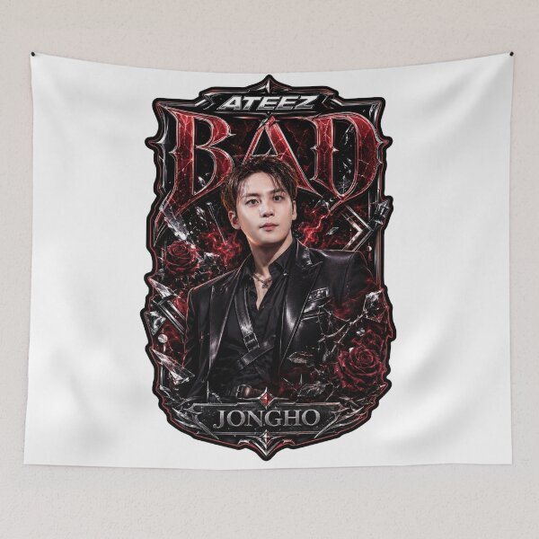 Item preview, Power Visual Jongho ATEEZ BAD Era Classic Elegance Print designed and sold by Valeree Store.