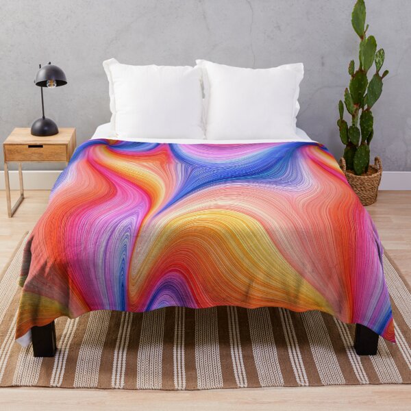 Item preview, Spectral Neon Fluid Marbling Abstract Art designed and sold by Piotrek0001.