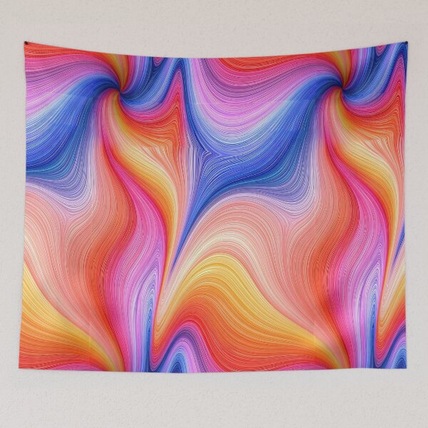 Item preview, Spectral Neon Fluid Marbling Abstract Art designed and sold by Piotrek0001.