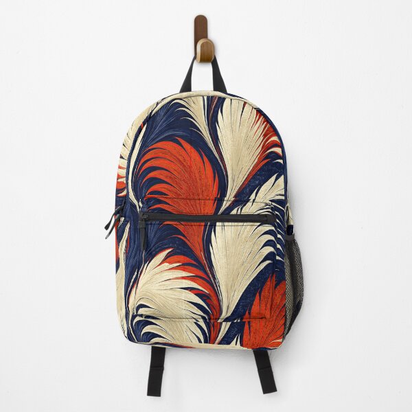 Item preview, Navy and Cream Feathered Plume Marbling designed and sold by Piotrek0001.
