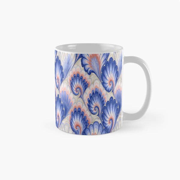 Item preview, Celestial Blue and Gold Floral Marbled Flow designed and sold by Piotrek0001.