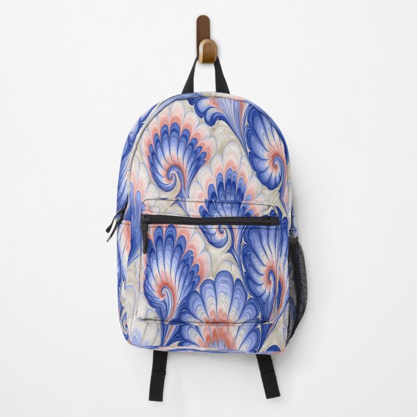 Item preview, Celestial Blue and Gold Floral Marbled Flow designed and sold by Piotrek0001.
