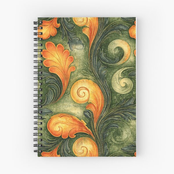 Item preview, Antique Moss and Amber Swirl Marbling designed and sold by Piotrek0001.