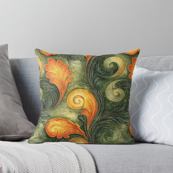 Item preview, Antique Moss and Amber Swirl Marbling designed and sold by Piotrek0001.