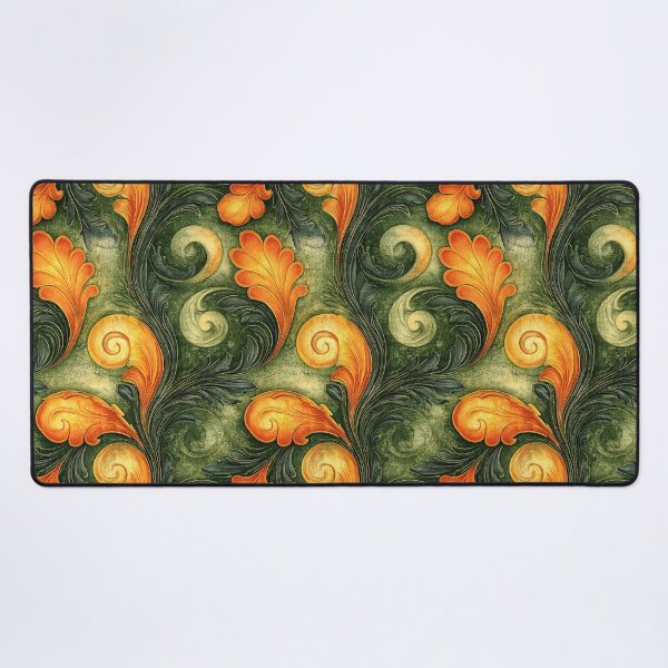Item preview, Antique Moss and Amber Swirl Marbling designed and sold by Piotrek0001.