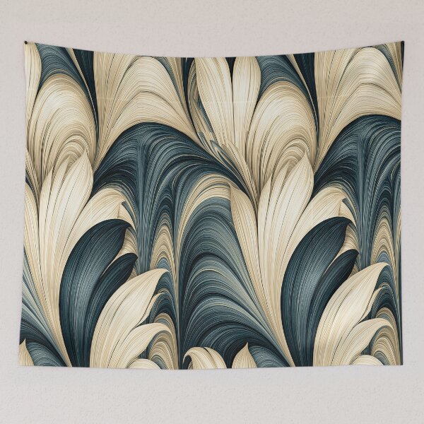 Item preview, Charcoal and Silver Feathered Plume Art designed and sold by Piotrek0001.