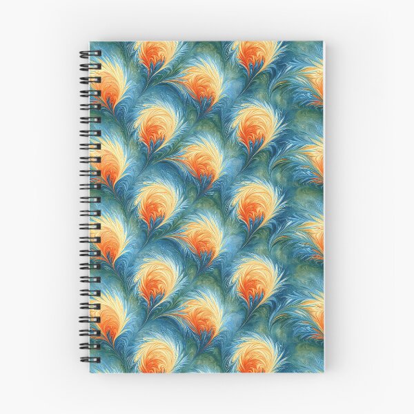Item preview, Tangerine and Teal Scattered Marbled Pattern designed and sold by Piotrek0001.