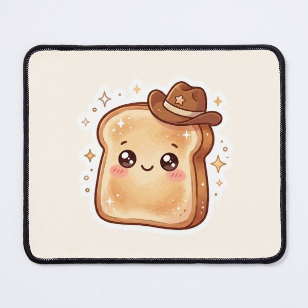 Item preview, Kawaii Cowboy Toast designed and sold by Cerys-GS.