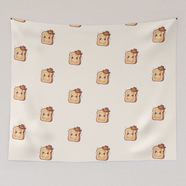 Item preview, Kawaii Cowboy Toast designed and sold by Cerys-GS.