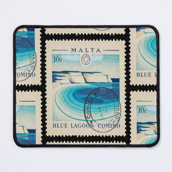 Item preview, Blue Lagoon Comino Malta Turquoise Coast Stamp Sticker designed and sold by stickercuffs.