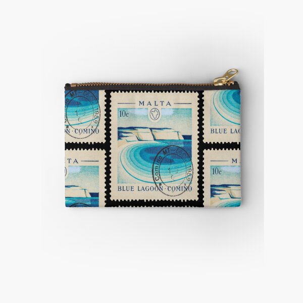 Item preview, Blue Lagoon Comino Malta Turquoise Coast Stamp Sticker designed and sold by stickercuffs.