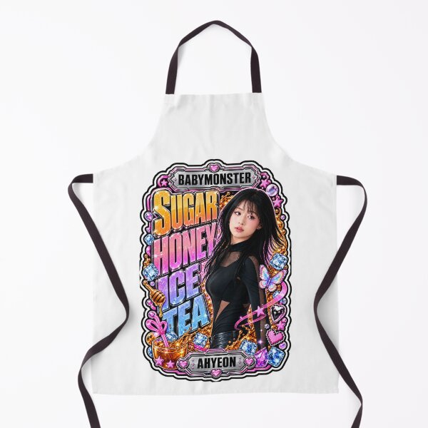 Item preview, Lovely Butterfly Chrome Frame Ahyeon Sugar Honey Ice Tea Poster designed and sold by Valereekmerch.