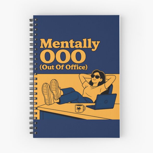 Item preview, Mentally OOO – Funny Out of Office Office Humor designed and sold by ManggaeJM.
