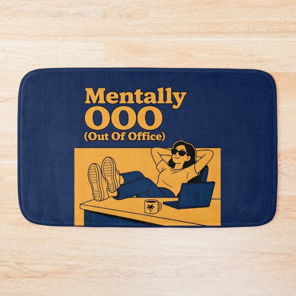 Item preview, Mentally OOO – Funny Out of Office Office Humor designed and sold by ManggaeJM.