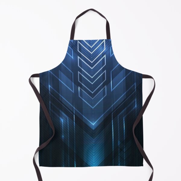 Item preview, Futuristic Blue Cybertech Lines Geometric Pattern designed and sold by LYAN-STORE.