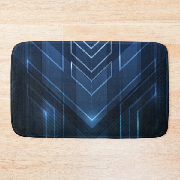 Item preview, Futuristic Blue Cybertech Lines Geometric Pattern designed and sold by LYAN-STORE.