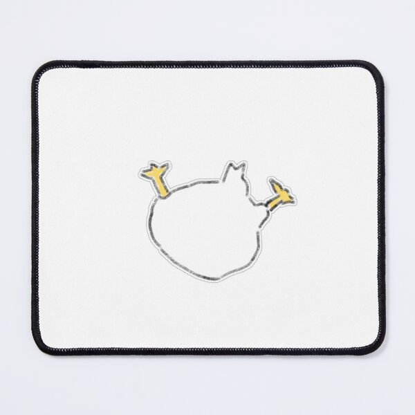 Item preview, Funny Upside Down White Bird Feet Up Art designed and sold by raun.draw.